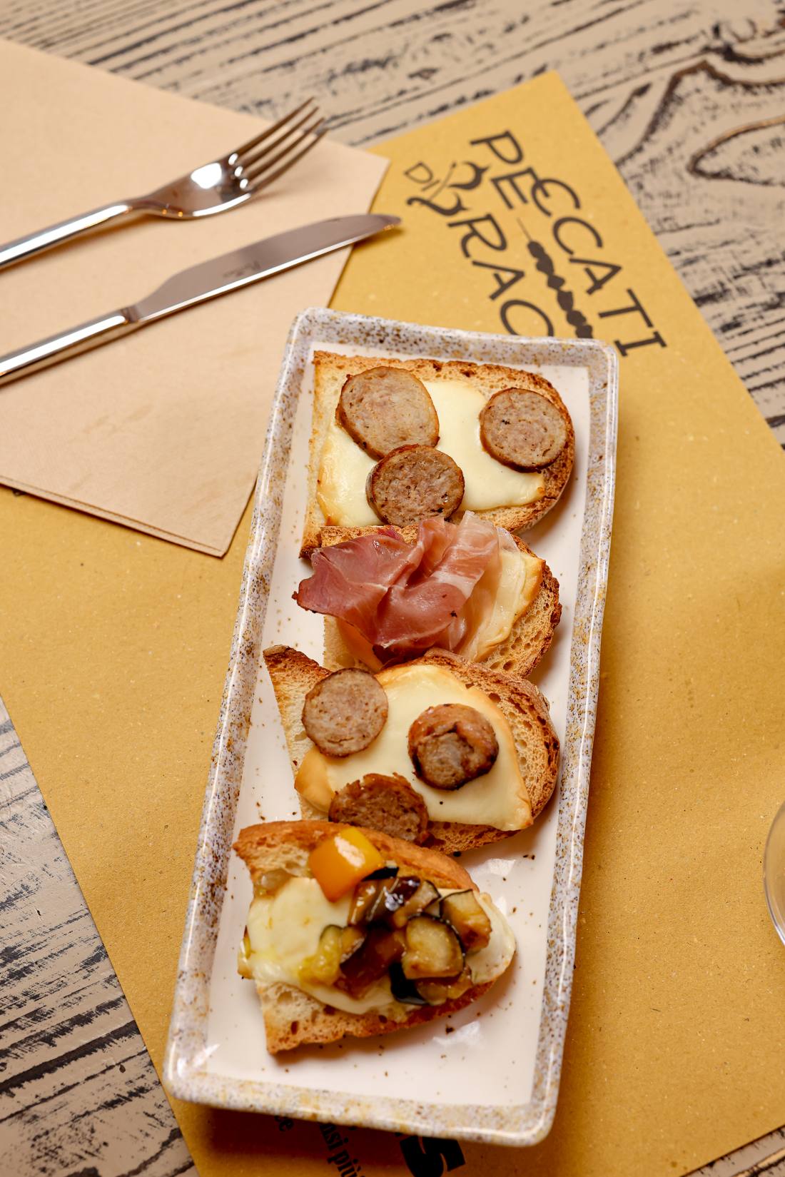 Bruschette all'olio d'oliva