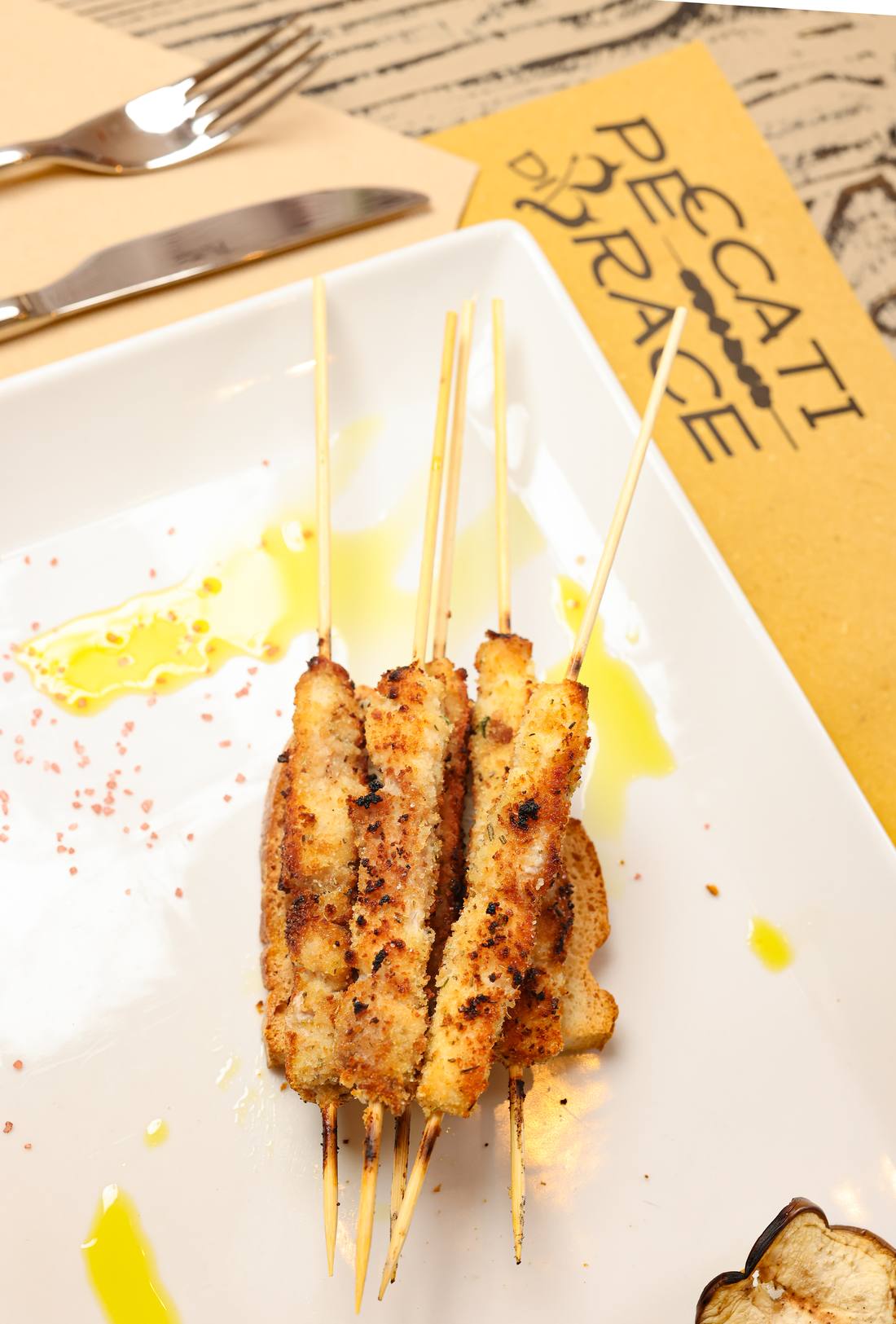 Spiedini di pollo*